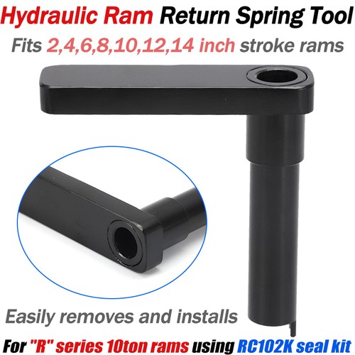 Hydraulic ram return spring - return,
